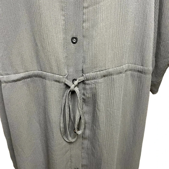 Torrid‎ Maxi Crinkle Coverup Shirt Dress Plus Size 4X - Picture 5 of 11